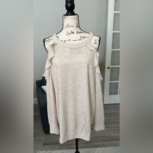 Torrid cold shoulder sweatshirt 1X